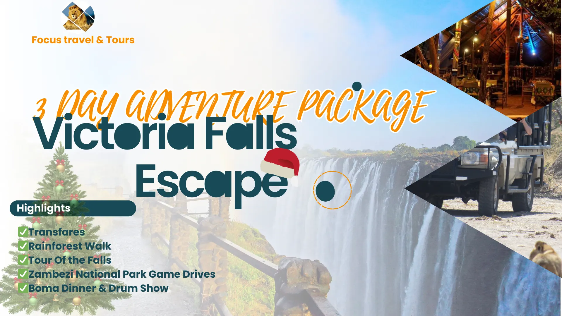 3 Day Falls & Safari Escape Combo
